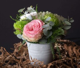 Photo bouquet fleur studio fougère mise en scène pour artisan commerçant mise en valeur Guipry-Messac sud ille et vilaine