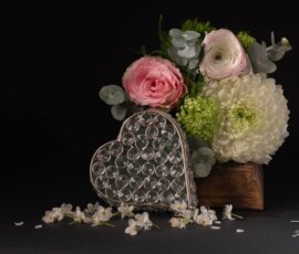 photo studio fleur mariage cœur saint valentin proche Bain de Bretagne axe Rennes Nantes