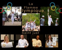 reportage saint Just flammes olympique corporate portrait