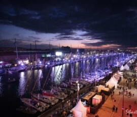 port course voilier transat nuit